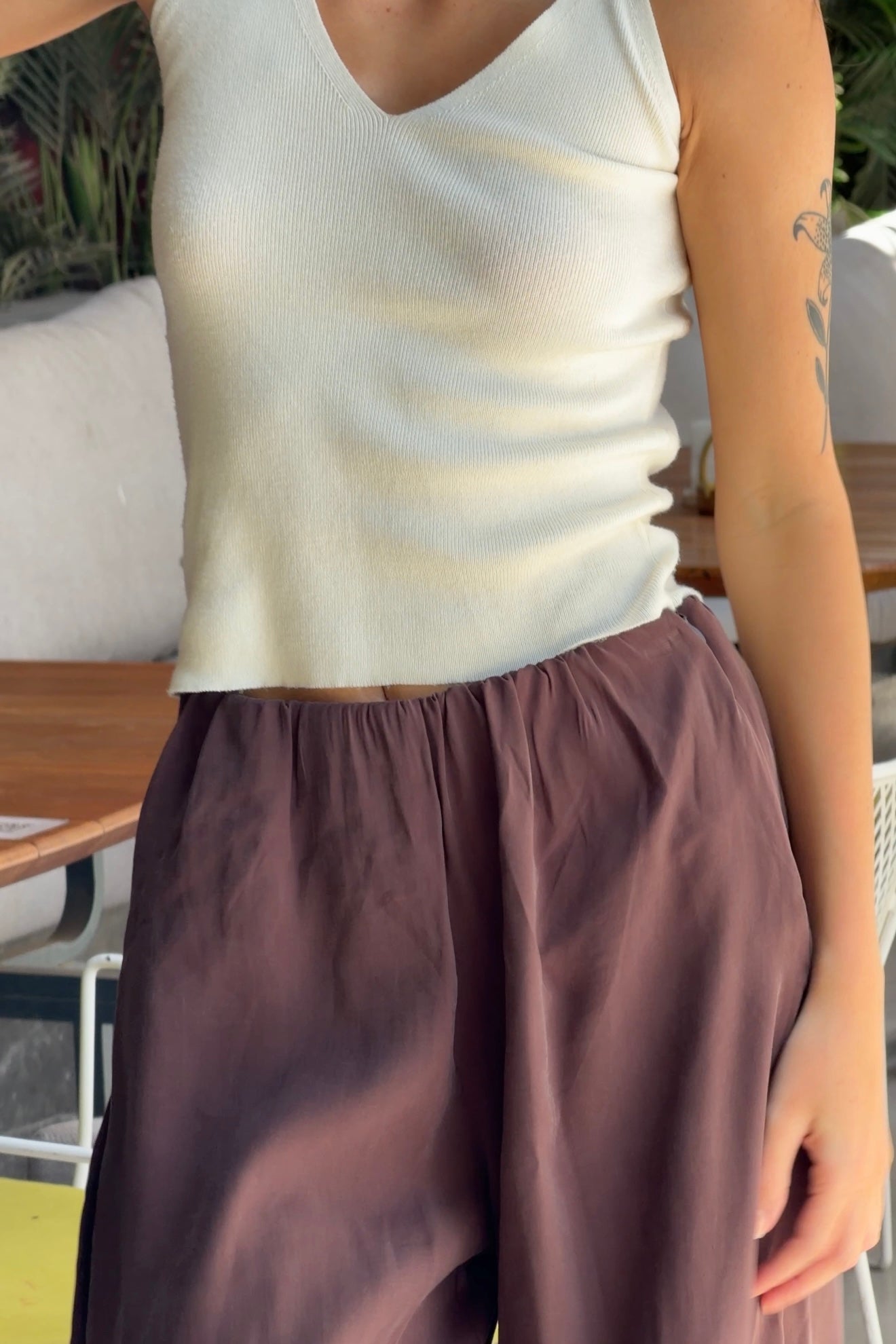 Coachella Wide Leg pants - Brown