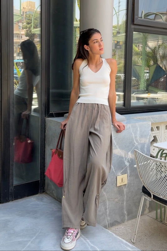 Coachella Wide Leg pants - Olive