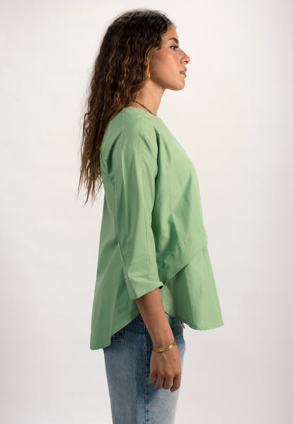 Layered Shirt - Green