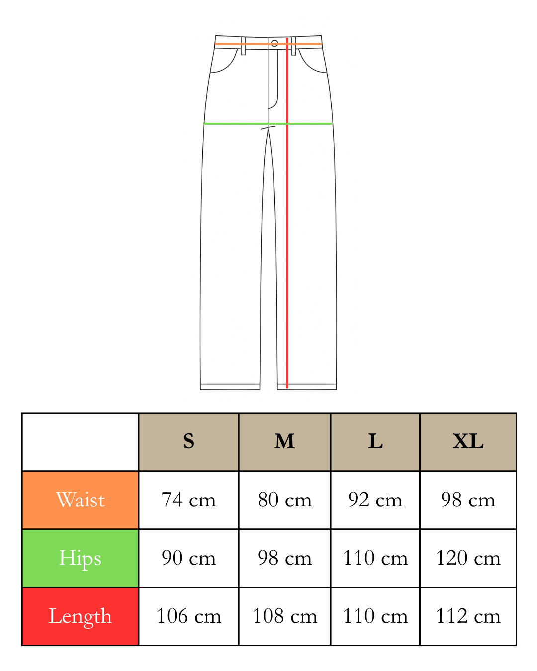 Corduroy Pants - Honey
