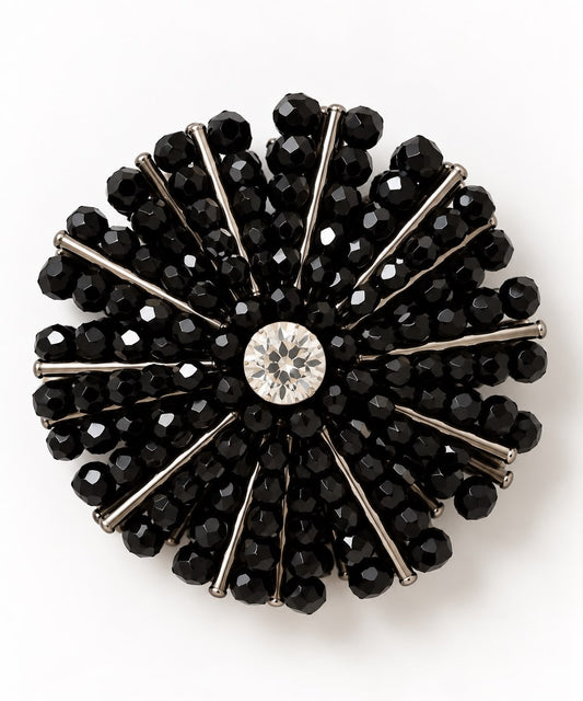 Crystal Snowflake Brooch