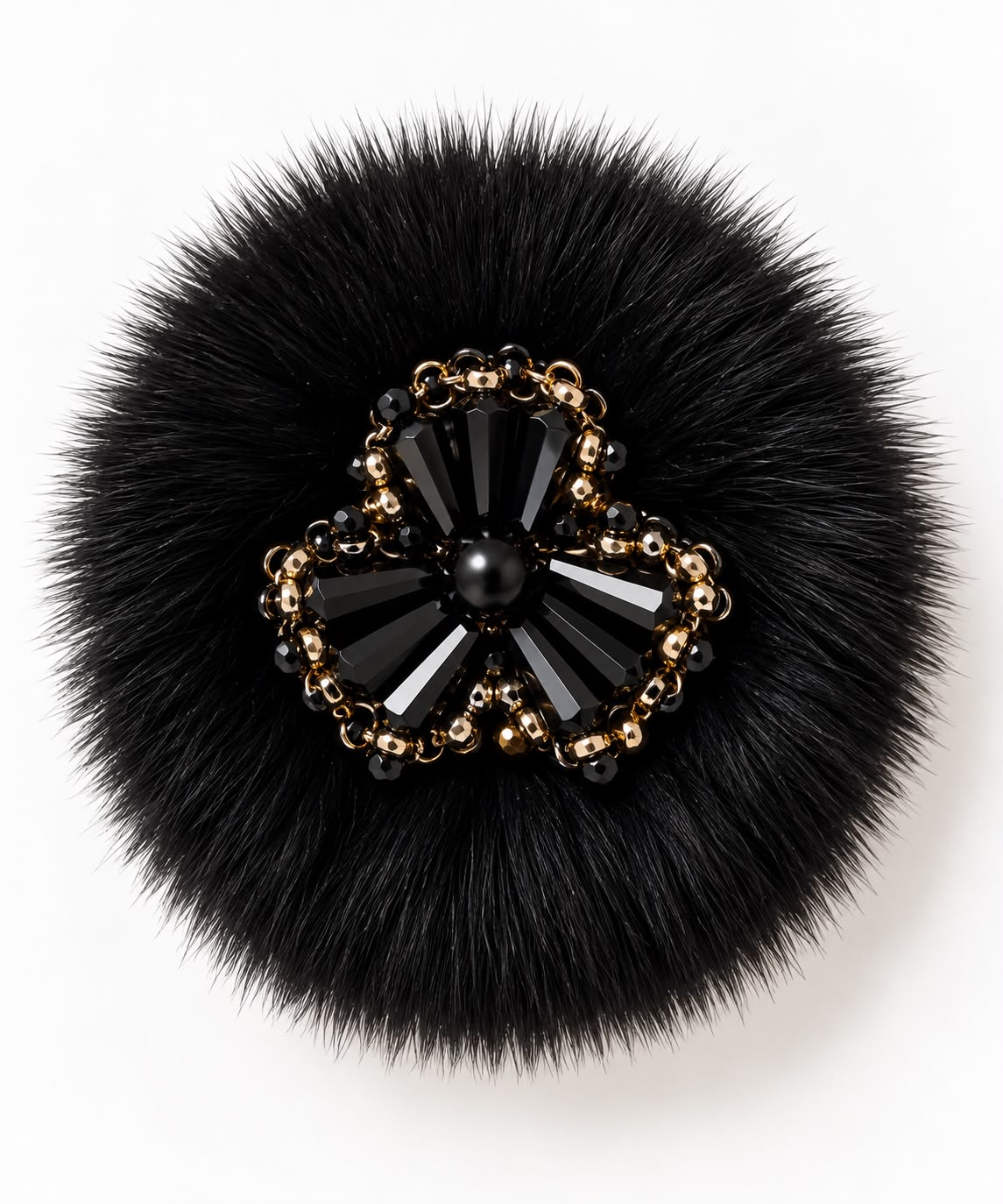 Rabbit Fur Brooch